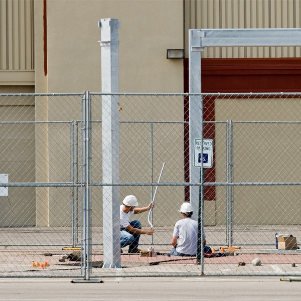 how much time can i lease the temporary fence for my building site or event in Clinton